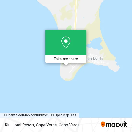 Riu Hotel Resort, Cape Verde map