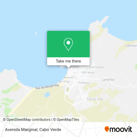 Avenida Marginal map