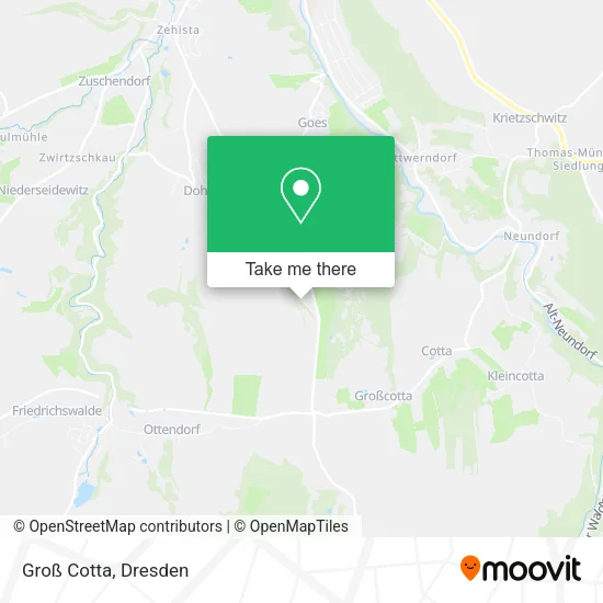 Карта Groß Cotta