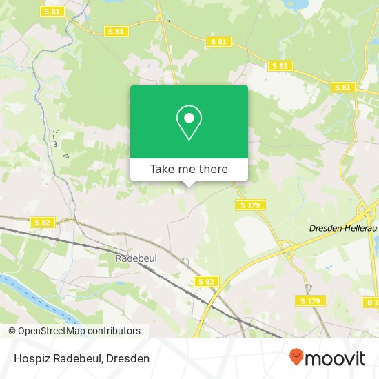 Hospiz Radebeul map