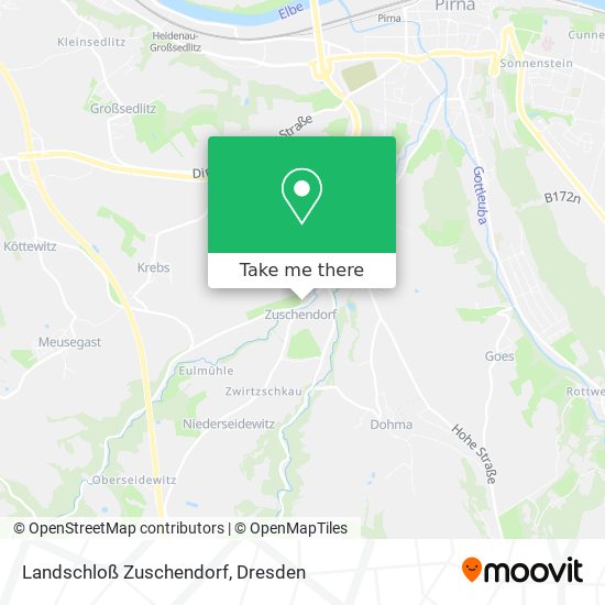 Landschloß Zuschendorf map