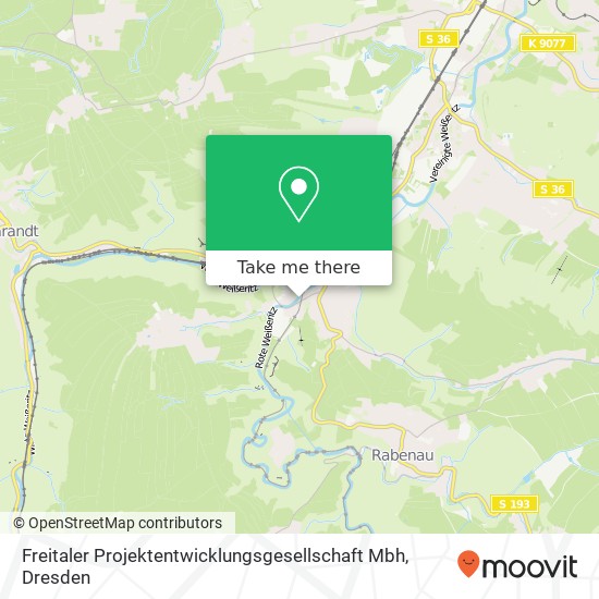 Freitaler Projektentwicklungsgesellschaft Mbh map