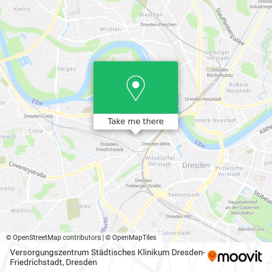Versorgungszentrum Städtisches Klinikum Dresden-Friedrichstadt map