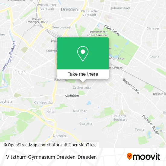 Карта Vitzthum-Gymnasium Dresden