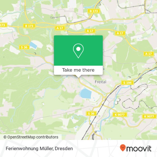 Ferienwohnung Müller map