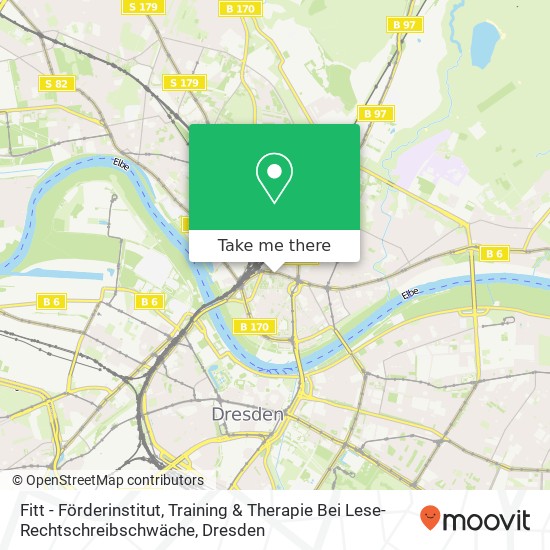 Карта Fitt - Förderinstitut, Training & Therapie Bei Lese-Rechtschreibschwäche