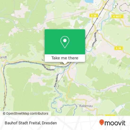 Bauhof Stadt Freital map