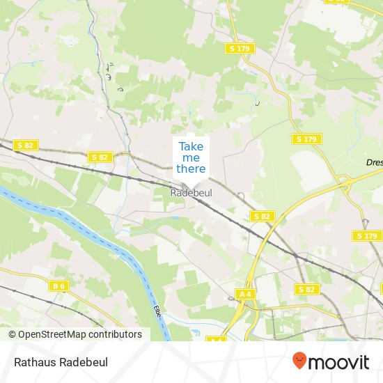 Rathaus Radebeul map