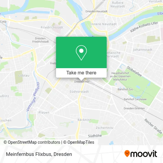 Карта Meinfernbus Flixbus