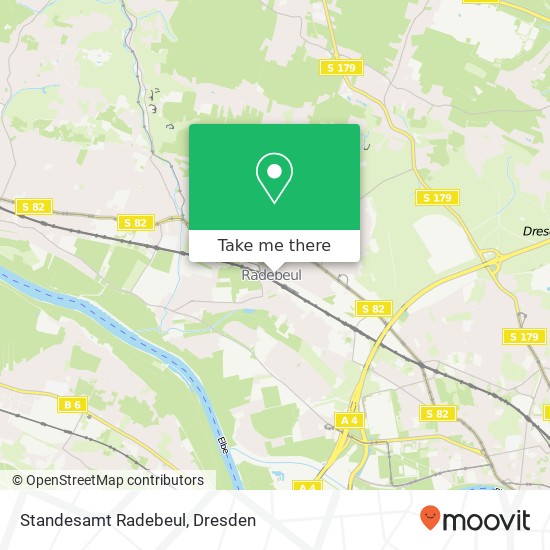 Standesamt Radebeul map