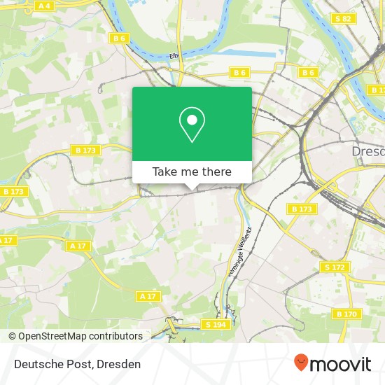 Deutsche Post map