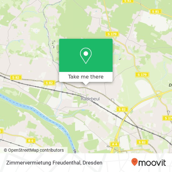 Zimmervermietung Freudenthal map