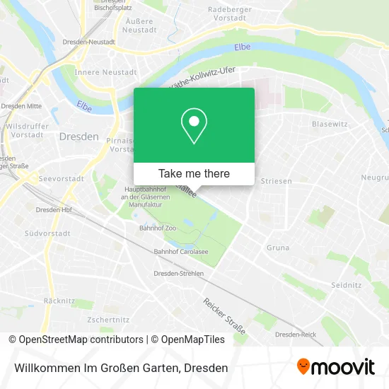 Карта Willkommen Im Großen Garten