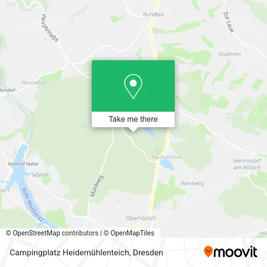 Карта Campingplatz Heidemühlenteich