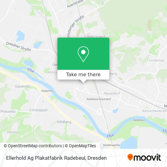 Ellerhold Ag Plakatfabrik Radebeul map