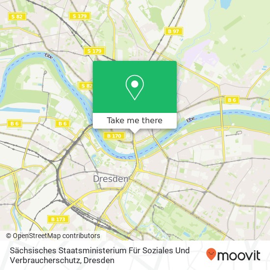 Sächsisches Staatsministerium Für Soziales Und Verbraucherschutz map