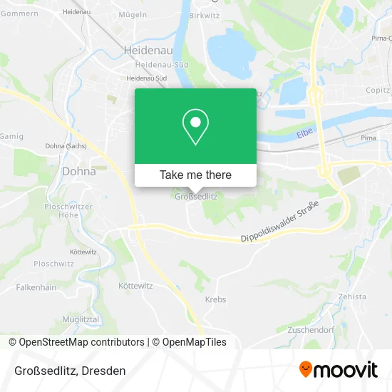 Карта Großsedlitz