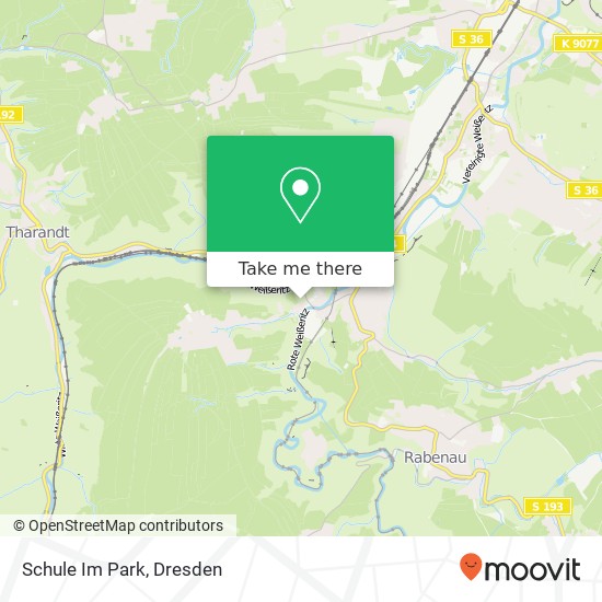 Schule Im Park map