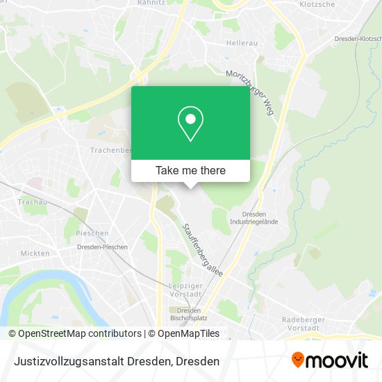 Justizvollzugsanstalt Dresden map