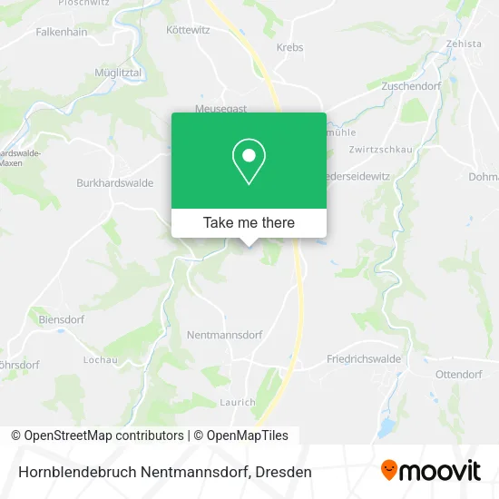 Карта Hornblendebruch Nentmannsdorf