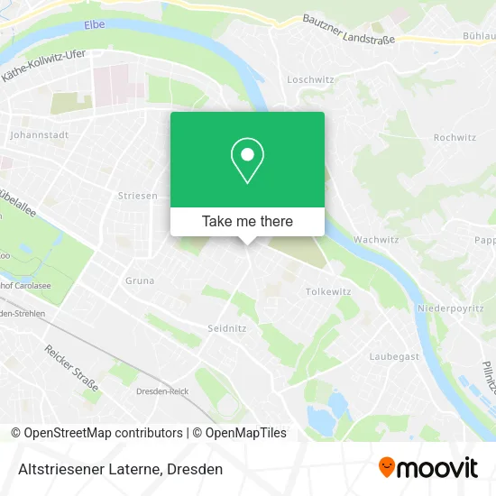 Карта Altstriesener Laterne