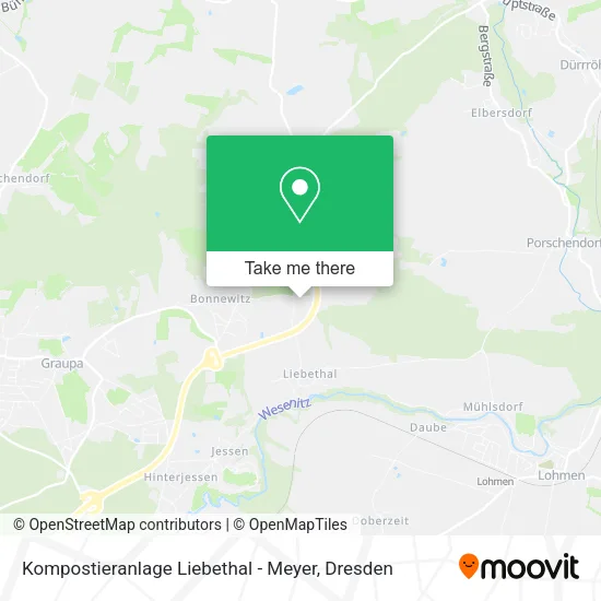 Карта Kompostieranlage Liebethal - Meyer
