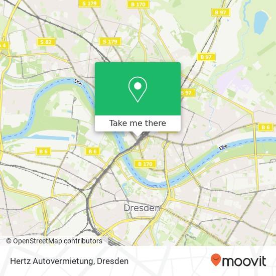 Hertz Autovermietung map