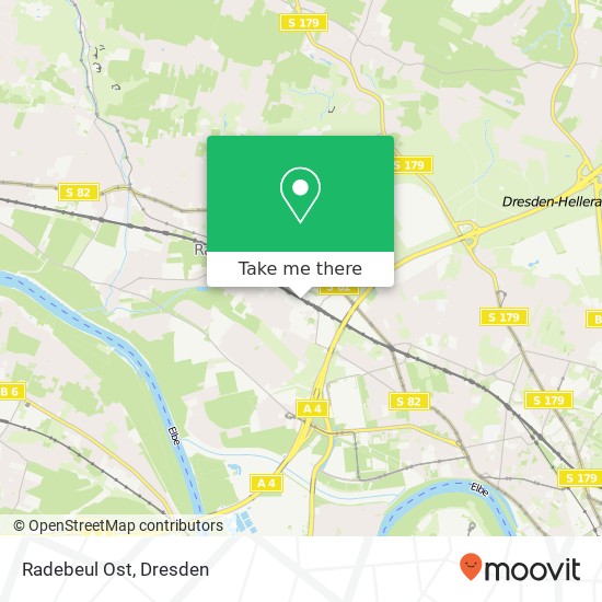 Radebeul Ost map
