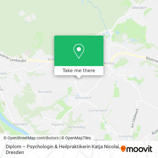 Diplom – Psychologin & Heilpraktikerin Katja Nicolai map