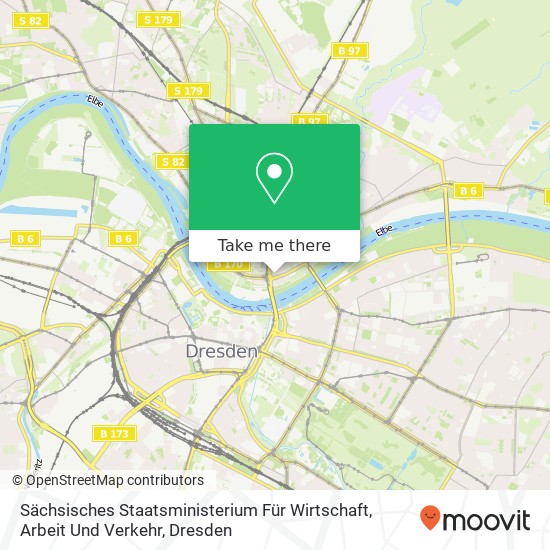 Sächsisches Staatsministerium Für Wirtschaft, Arbeit Und Verkehr map