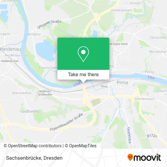 Карта Sachsenbrücke