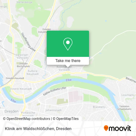 Klinik am Waldschlößchen map