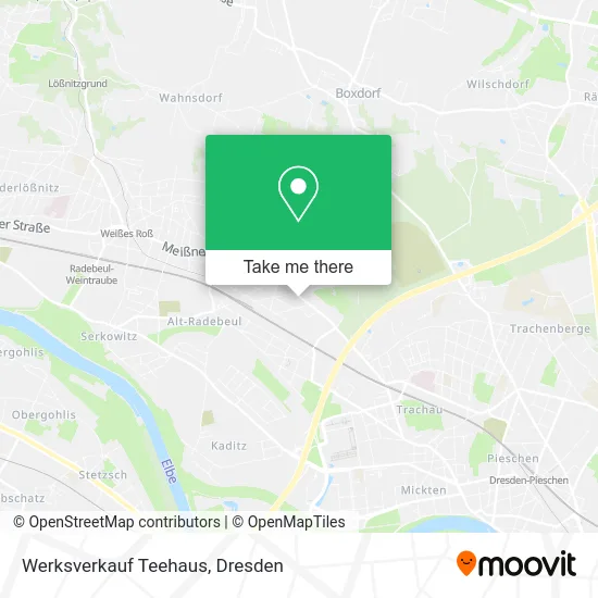 Карта Werksverkauf Teehaus