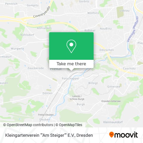 Kleingartenverein ""Am Steiger"" E.V. map