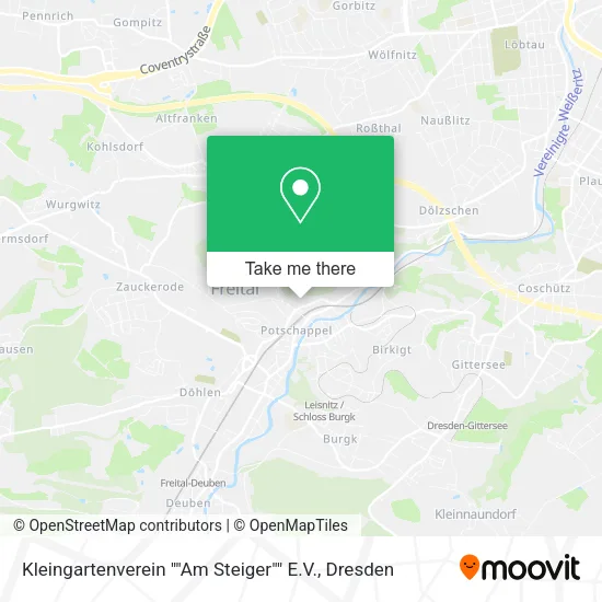 Kleingartenverein ""Am Steiger"" E.V. map
