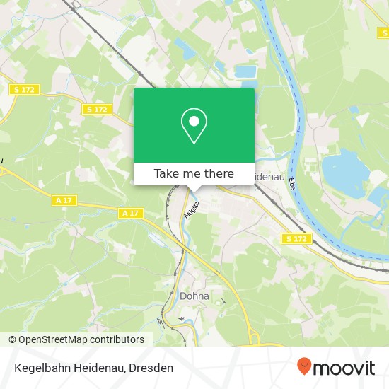 Kegelbahn Heidenau map