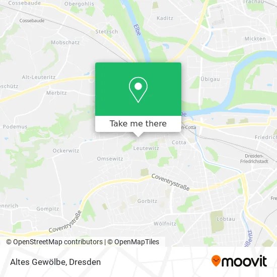 Карта Altes Gewölbe