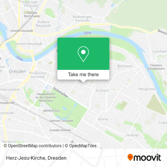 Карта Herz-Jesu-Kirche