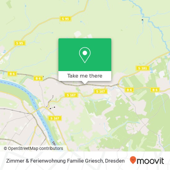 Карта Zimmer & Ferienwohnung Familie Griesch