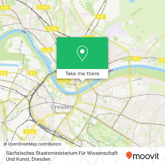 Sächsisches Staatsministerium Für Wissenschaft Und Kunst map