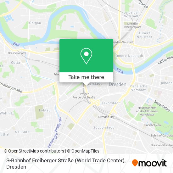 S-Bahnhof Freiberger Straße (World Trade Center) map