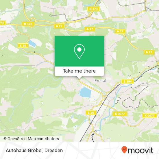 Autohaus Gröbel map