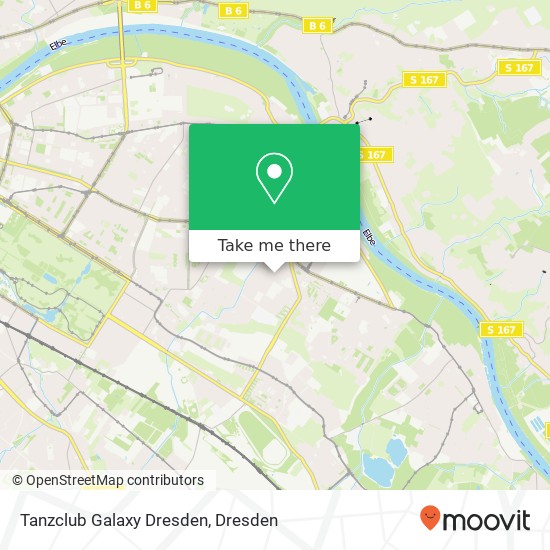 Tanzclub Galaxy Dresden map