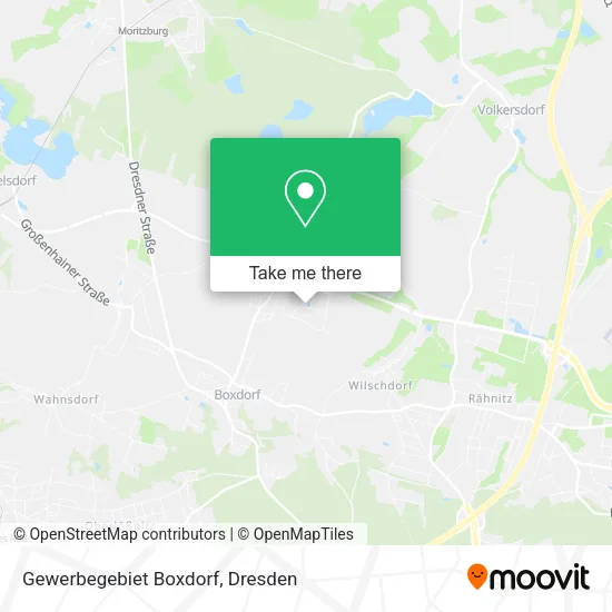 Карта Gewerbegebiet Boxdorf