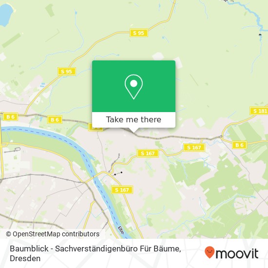 Карта Baumblick - Sachverständigenbüro Für Bäume