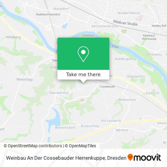 Weinbau An Der Cossebauder Herrenkuppe map