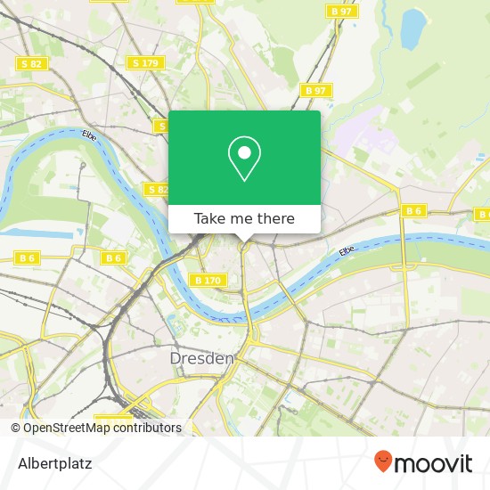 Albertplatz map