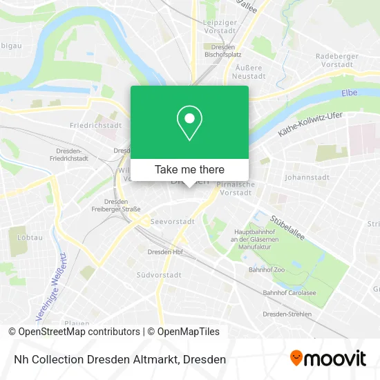 Карта Nh Collection Dresden Altmarkt
