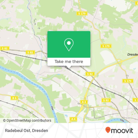 Radebeul Ost map