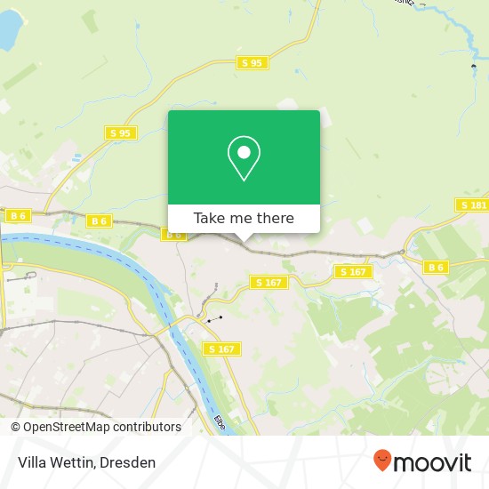 Villa Wettin map